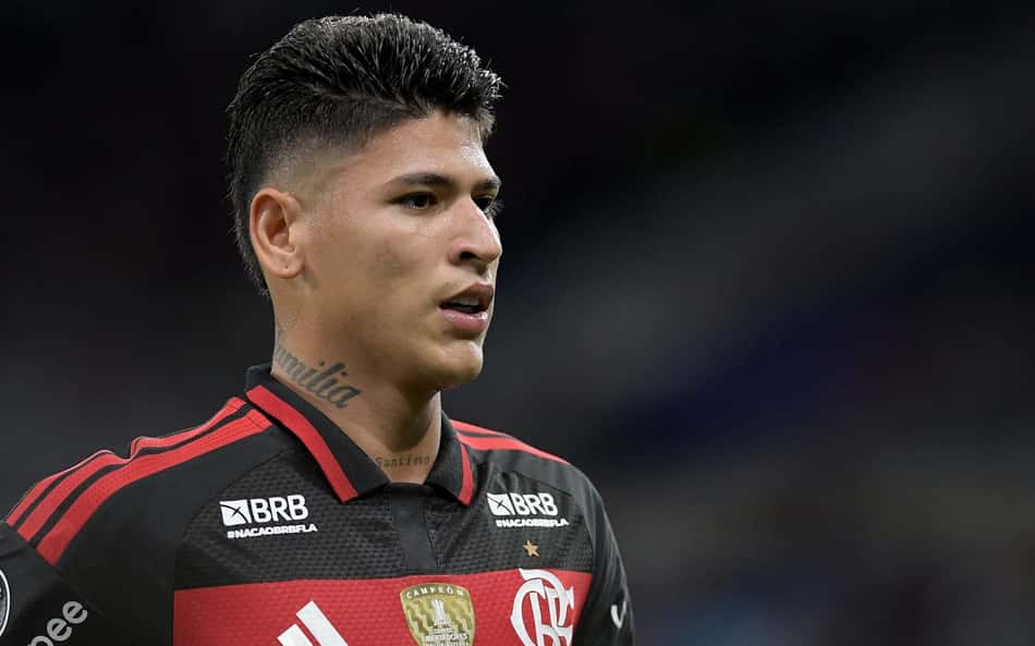 Jorge Carrascal em ação pelo Flamengo (Foto:Dhavid Normando/Código 19/Folhapress)