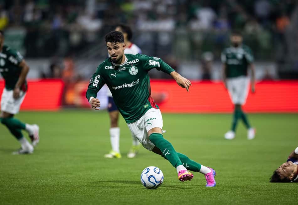 Flaco Lopez na Partida entre Palmeiras x Cerro