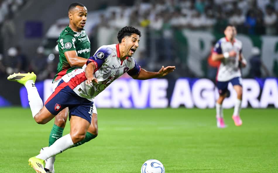 Marlon Freitas em Palmeiras x Cerro Porteño