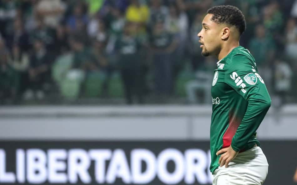 Vitor Roque, centroavante do Palmeiras