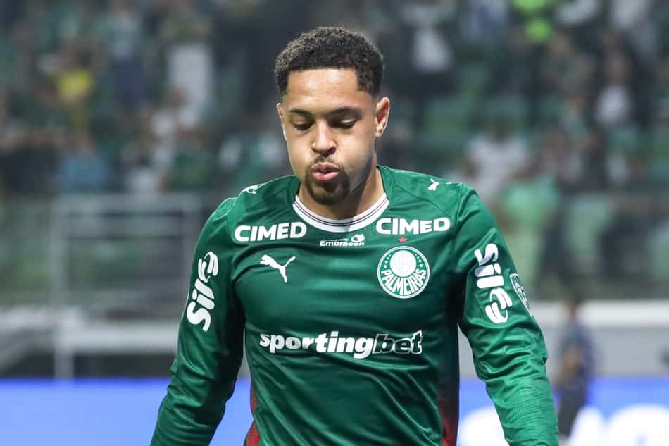 Vitor Roque, centroavante do Palmeiras