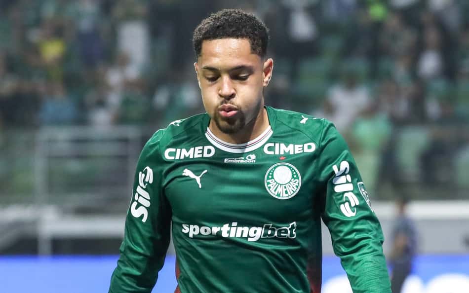Vitor Roque, centroavante do Palmeiras