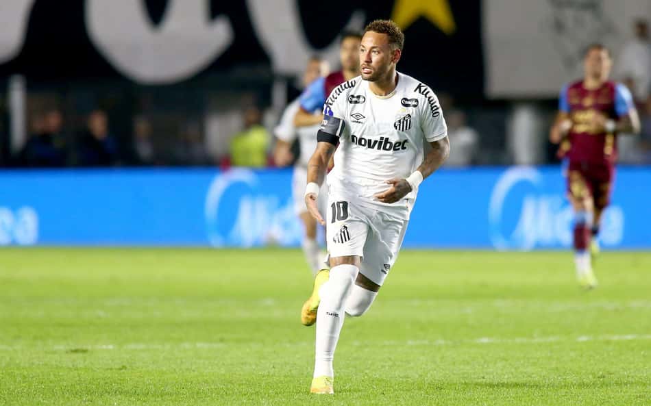 Neymar em ação pelo Santos