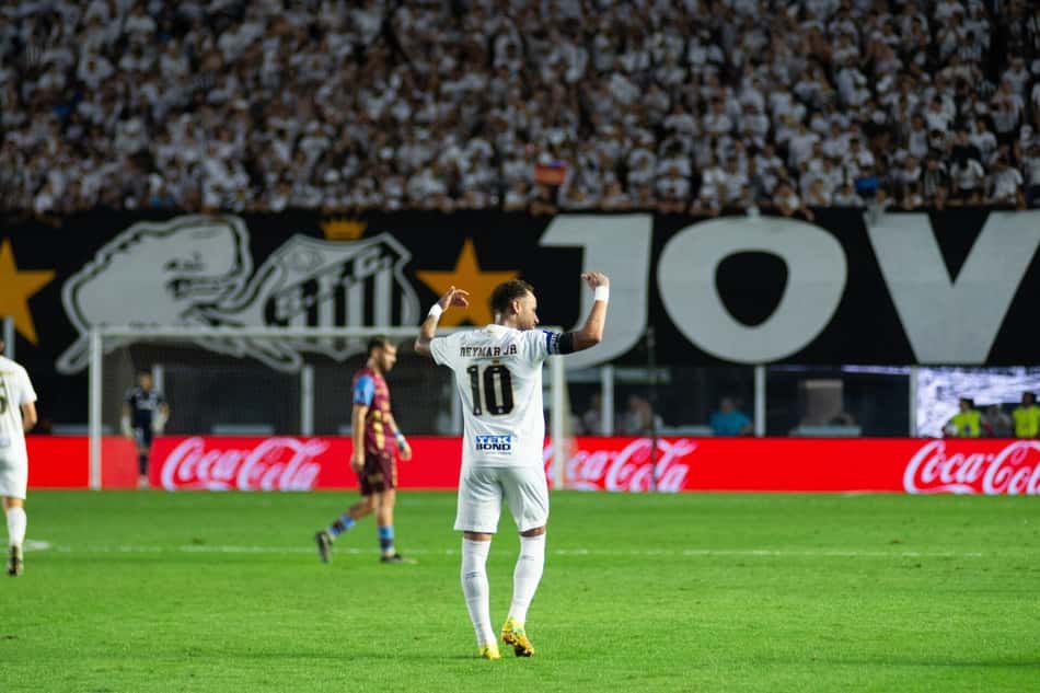 Neymar em ação pelo Santos