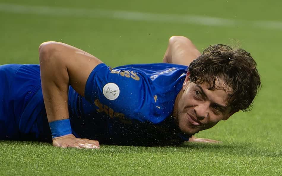 Giay em ação pelo Palmeiras