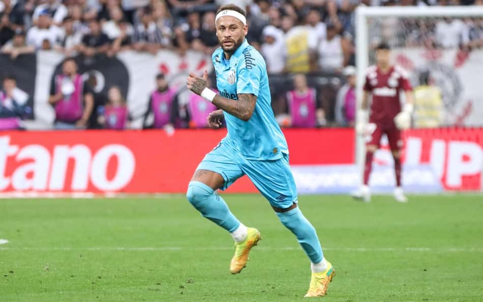 Neymar em ação pelo Santos
