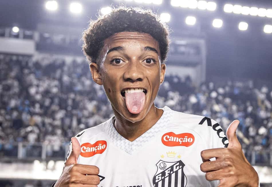 Robinho Jr vem se destacando no Santos (Foto: Raul Baretta/ Santos FC)