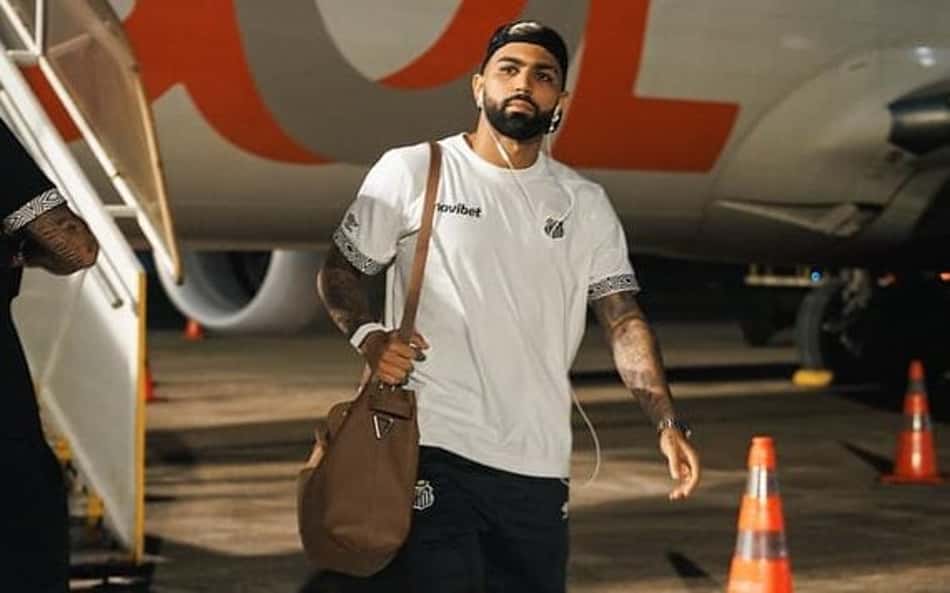 Gabigol busca o gol de número 100 pelo Santos. (Foto: Raul Baretta/ Santos FC)