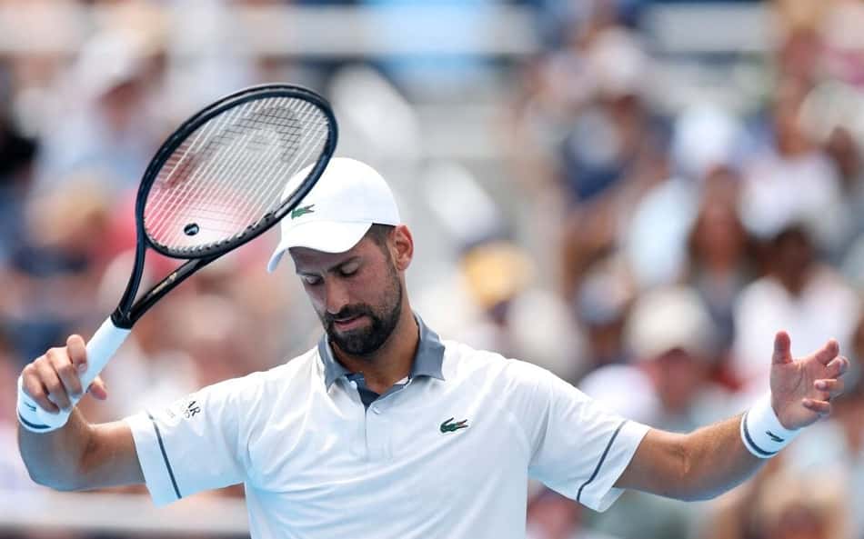 Tricampeão Djokovic cai na estreia no Masters 1000 de Cincinnati