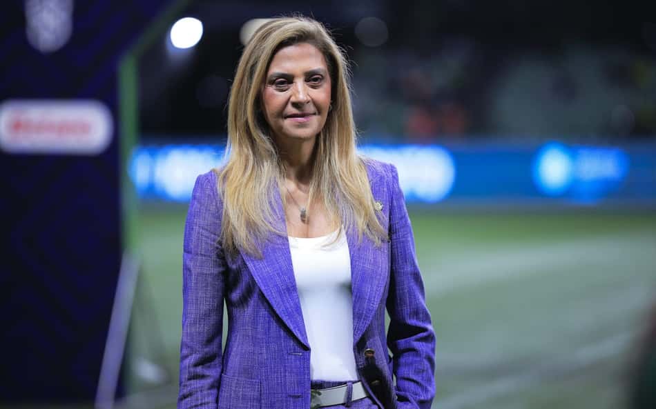 Leila Pereira, presidente do Palmeiras