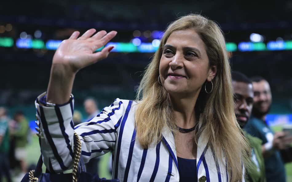 Leila Pereira, presidente do Palmeiras