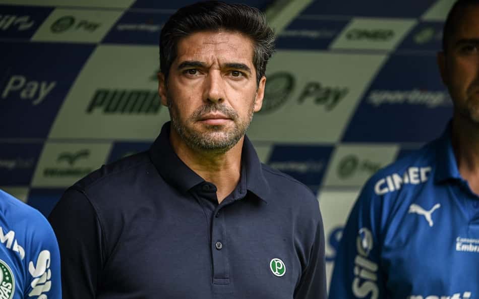 Abel Ferreira em Palmeiras x Internacional