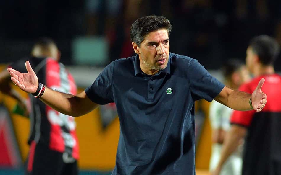 Abel Ferreira em Vitória x Palmeiras