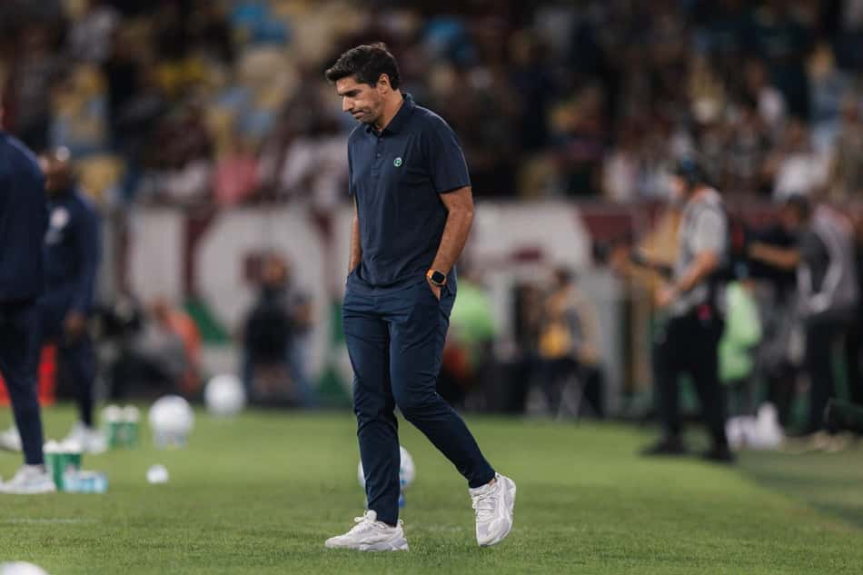 Abel Ferreira, treinador do Palmeiras, no Maracanã