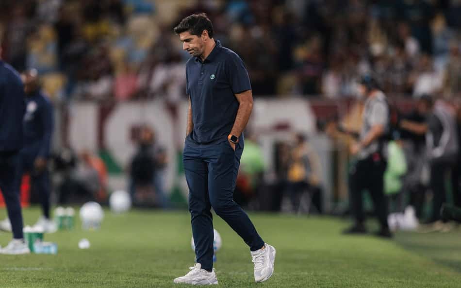 Abel Ferreira, treinador do Palmeiras, no Maracanã
