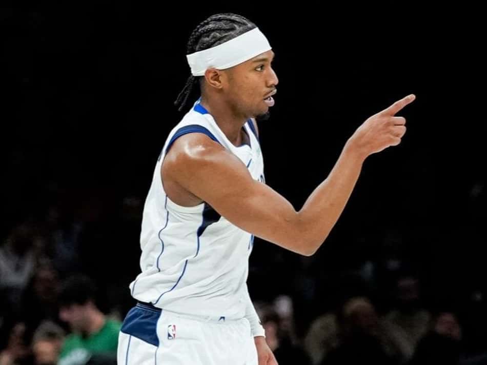 Brandon Williams pelo Dallas Mavericks na NBA (Foto: Reprodução/X/Dallas Mavs)