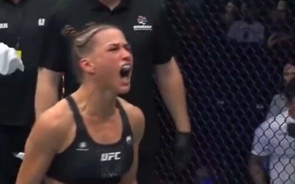 Brasileira finaliza rival no primeiro round no UFC Belgrado