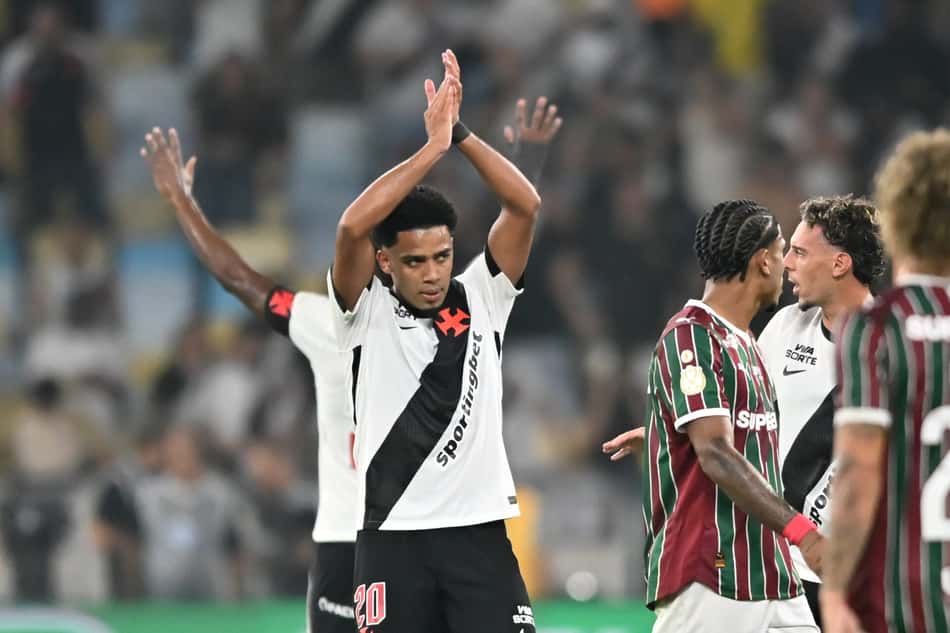 Brenner comemora gol em Fluminense x Vasco pelas oitavas de final da Copa do Brasil