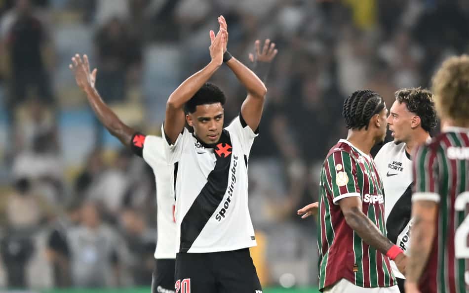 Brenner comemora gol em Fluminense x Vasco pelas oitavas de final da Copa do Brasil