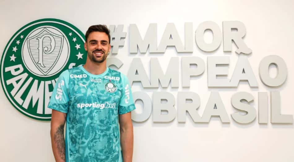 Bruno Bertinato foi anunciado como goleiro do Palmeiras