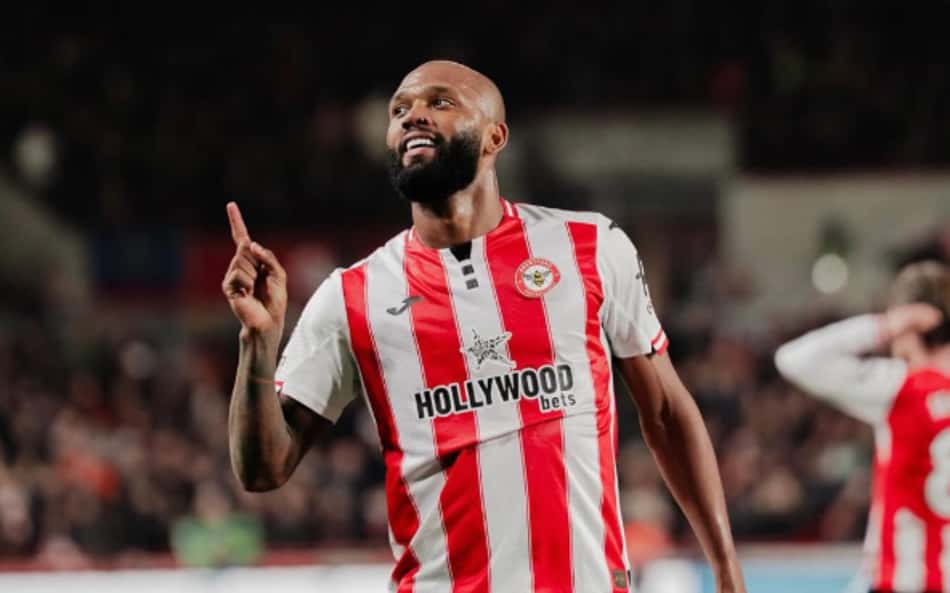Igor Thiago em ação pelo Brentford
