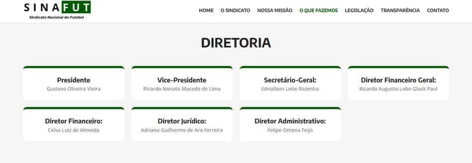 Diretoria do Sinafut tem vice-presidentes da CBF
