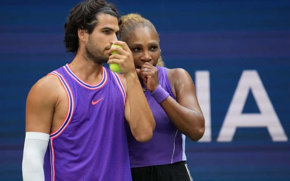 Carlos Alcaraz e Serena Williams combinam jogada nas duplas mistas do US Open