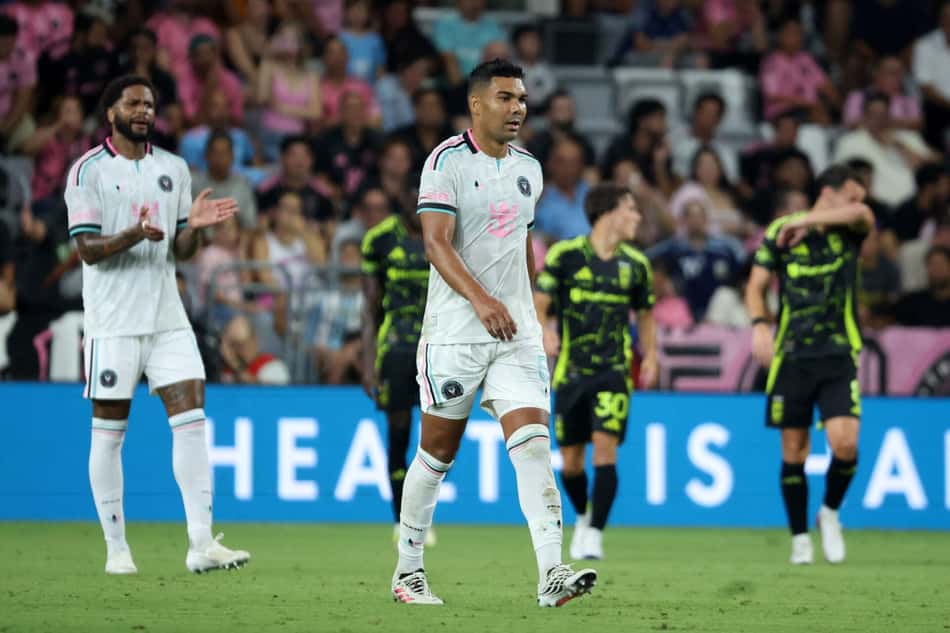 Casemiro em ação pelo Inter Miami