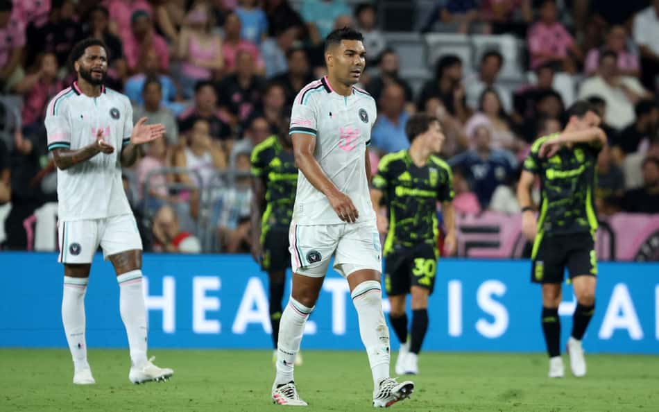 Casemiro em ação pelo Inter Miami