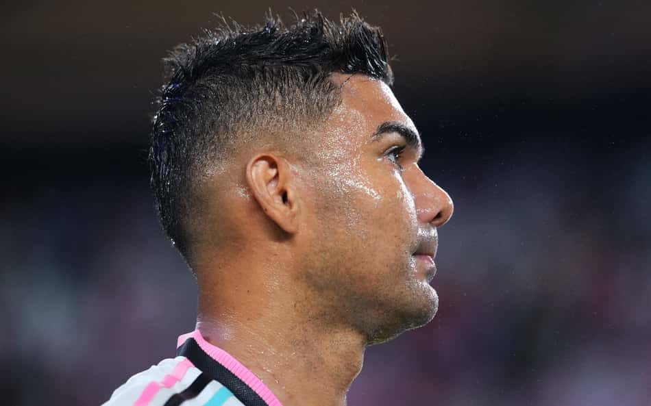 Casemiro em ação pelo Inter Miami