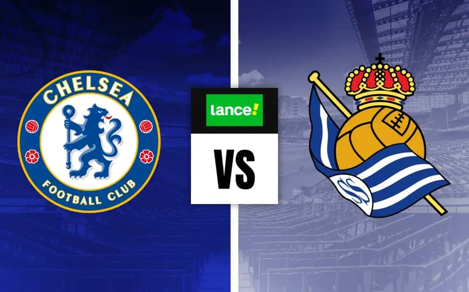 escudos de Chelsea x Real Socieada do palpites de futebol