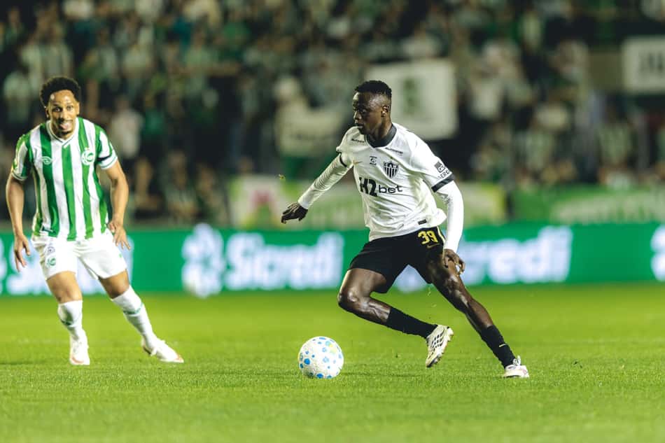 Cissé em Juventude x Atlético (Foto: Pedro Souza / Atlético)