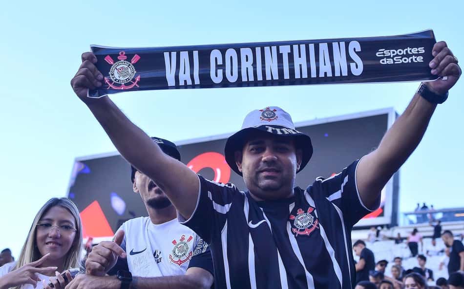 Torcedor do Corinthians na Neo Química Arena