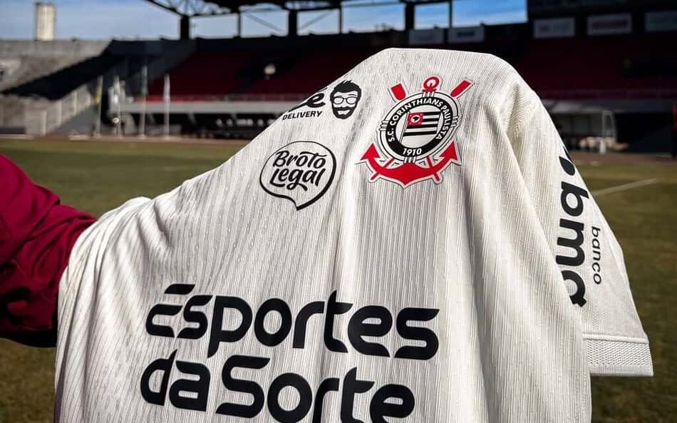 Camisa do Corinthians para o duelo contra o Cascavel