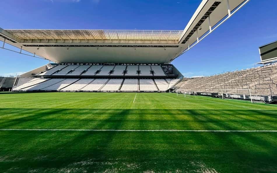 Imagem da Neo Química Arena, casa do Corinthians