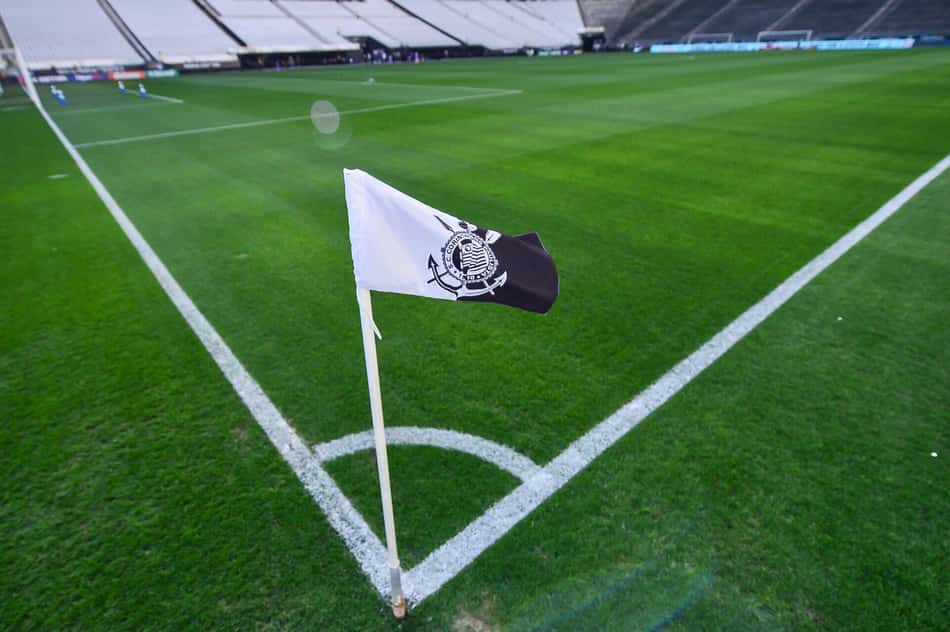 Bandeira do Corinthians na Neo Química Arena