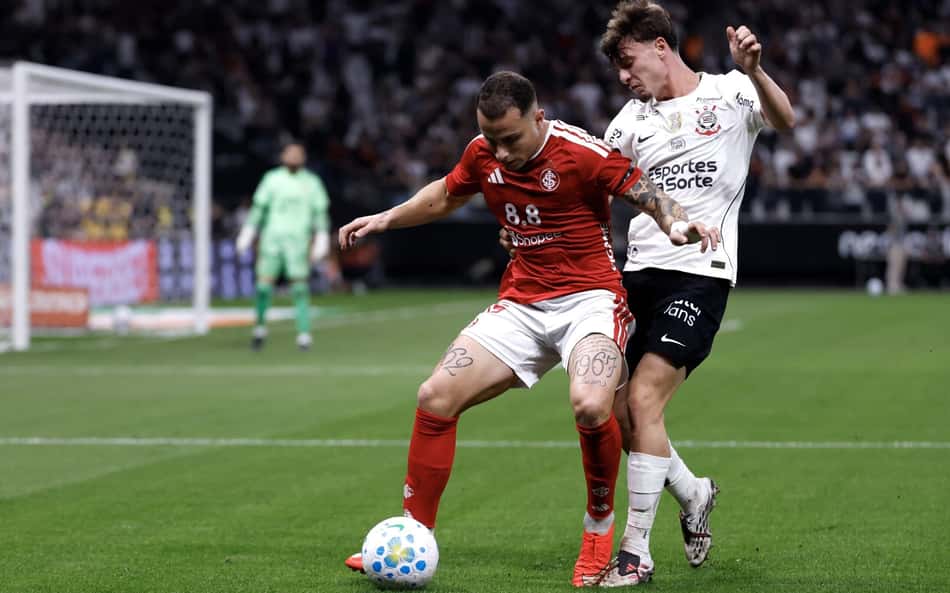 Mesmo vencendo o jogo, Corinthians perde no placar agregado por 3 a 2 (Foto: Marcello Zambrana/AGIF/Folhapress)