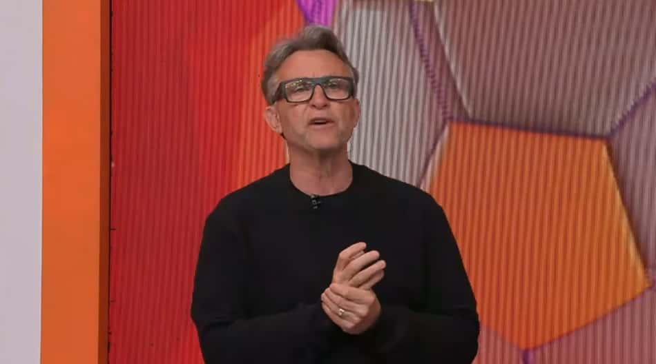 Craque Neto durante o programa apito final na segunda-feira (10)