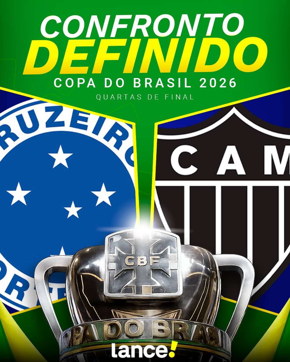 Cruzeiro e Atlético Mineiro se enfrentam nas quartas de final da Copa do Brasil