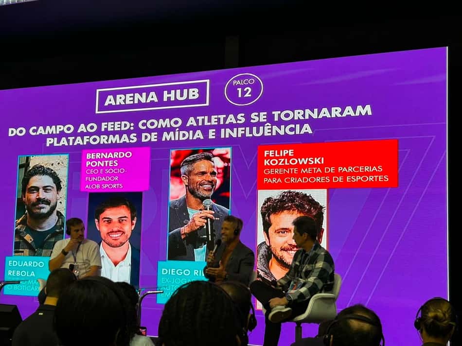 Diego Ribas, ex-jogador do Flamengo, participou de palestra durante a Rio Innovation Week