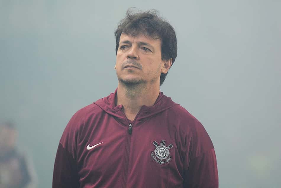 Fernando Diniz técnico do Corinthians, durante partida entre Coritiba x Corinthians