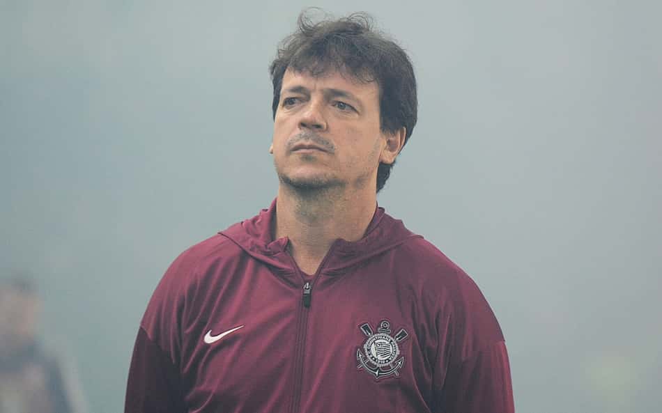 Fernando Diniz técnico do Corinthians, durante partida entre Coritiba x Corinthians