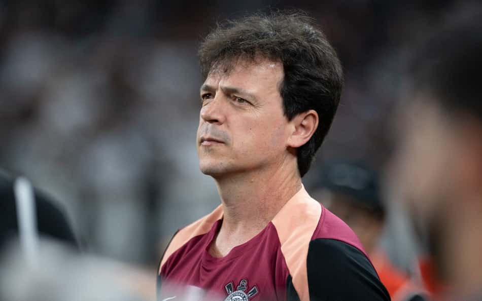 Fernando Diniz em Corinthians x Internacional
