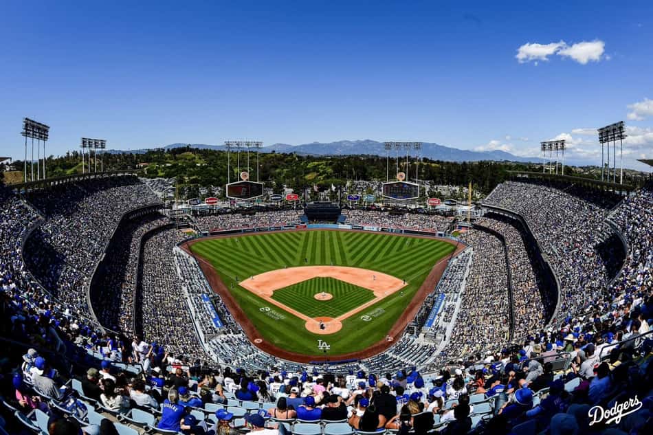 Dodgers Stadium, local em que serão realizados os jogos de beisebol nas Olimpíadas de Los Angeles 2028 (Foto: Reprodução / Los Angeles Dodgers)