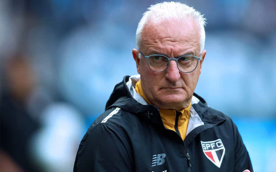 Dorival na derrota do São Paulo para o Grêmio
