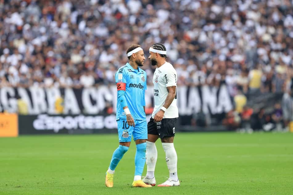 Dublador revela conversa entre os atletas e arbitragem durante Corinthians x Santos (Foto: Alex Miranda/AtoPress/Folhapress)