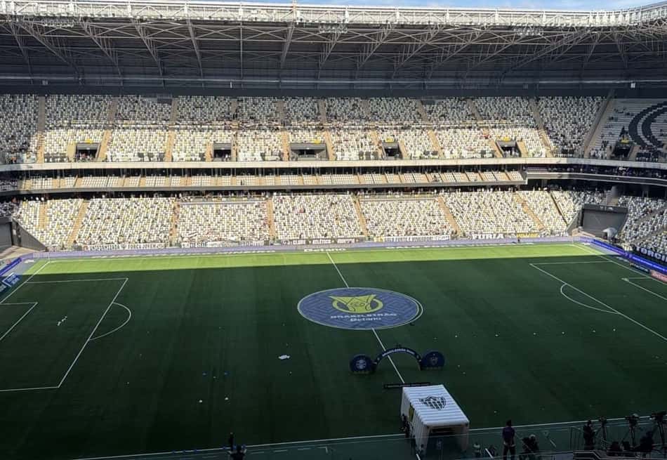 Estádio Arena MRV antes de Atlético-MG e Grêmio pela 23ª rodada do Brasileirão 2026