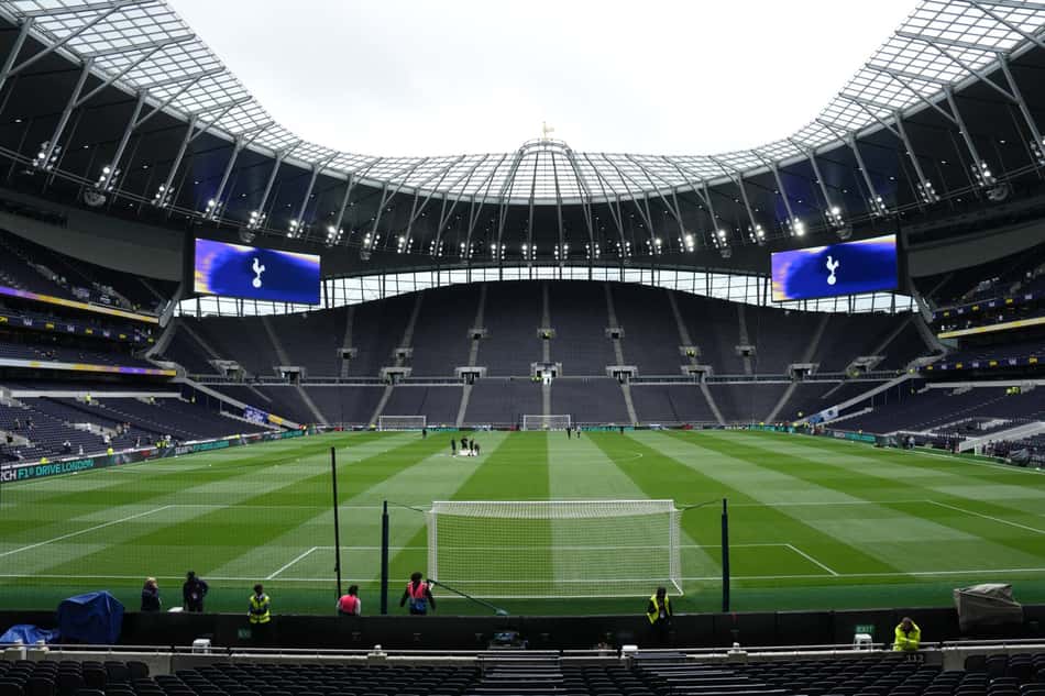 Estádio antes da partida da Premier League entre Tottenham Hotspur e Newcastle United