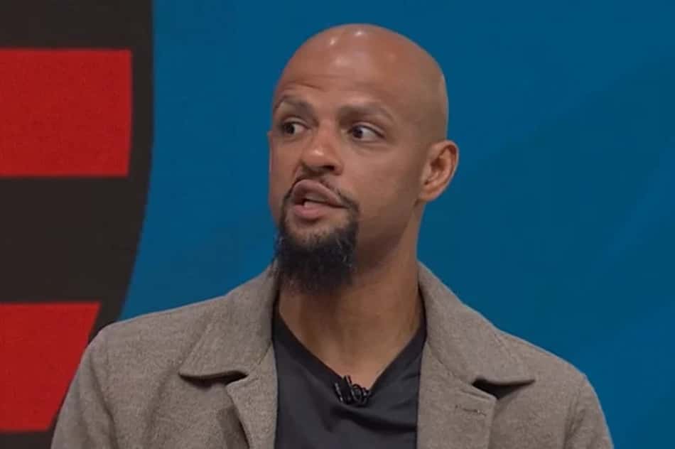 Felipe Melo não gostou da atitude de Cacá durante Vitória x Bahia (Foto: Reprodução)