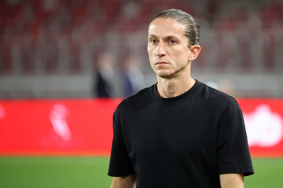 Filipe Luís durante o jogo entre Monaco e Olympique Marseille, pela Ligue 1